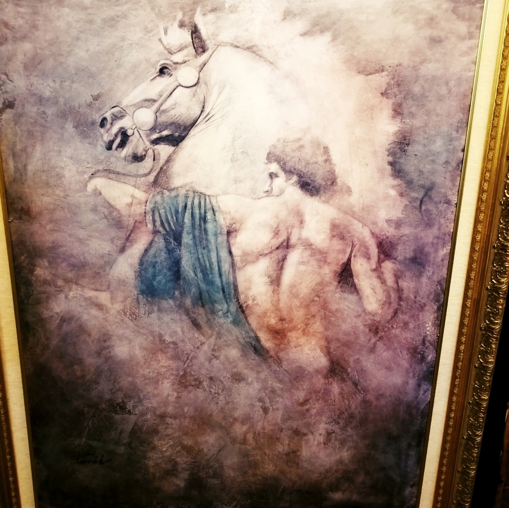 2 Grand framed : Parrish "Spirit  horse" 1 & 2